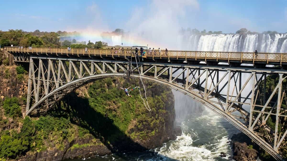 bungee jump victoria falls bridge